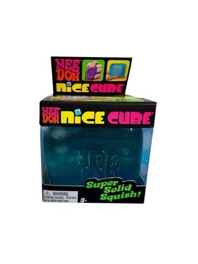 NeeDoh Nice Cube Sensory Squish Toy - Teal